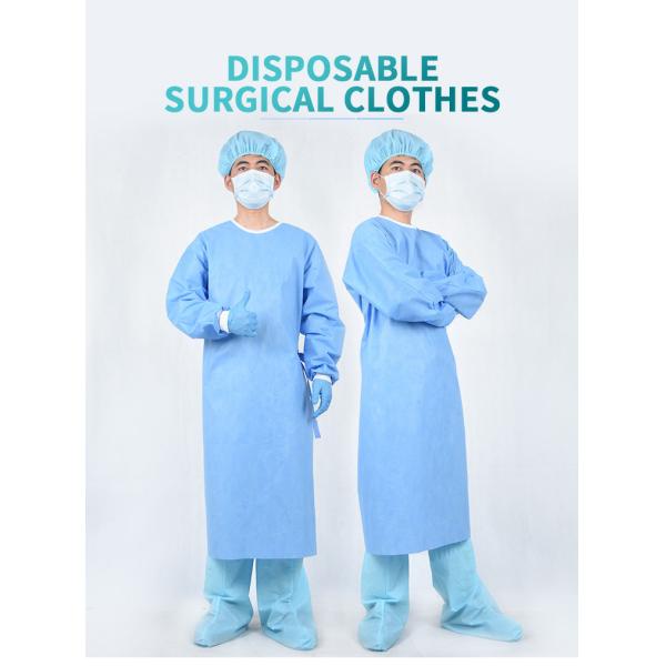 Waterproof Single Use Smms Level 3 Sterile Surgical Gowns OEM ODM Accepted