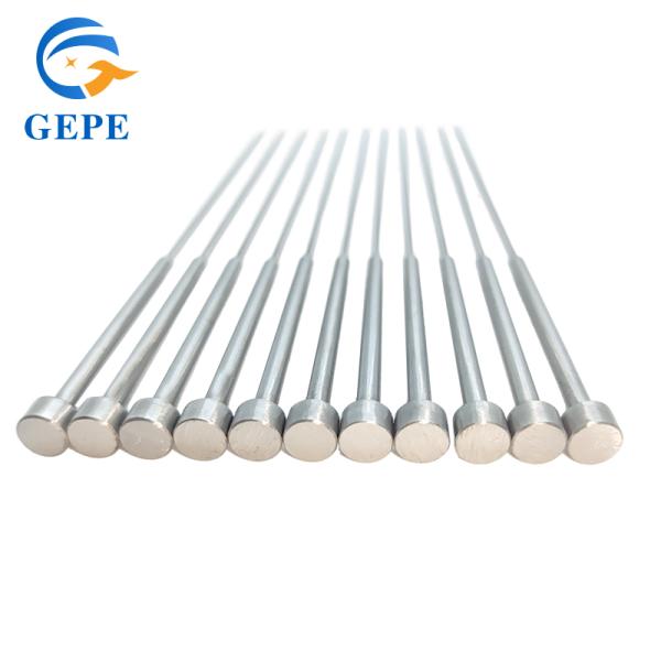 Precision H13 / SKD61 Ejector Pin Tolerance Customized Ejector Pin
