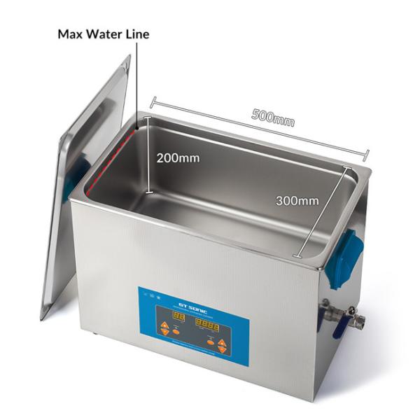 Digital Large Ultrasonic Cleaner 500W 27L Laboratory Usage VGT-2227QTD GT SONIC