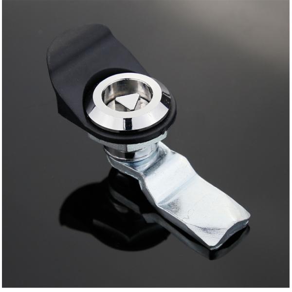Electroplating Surface Waterproof Cam Lock , Triangular Control Panel Lock