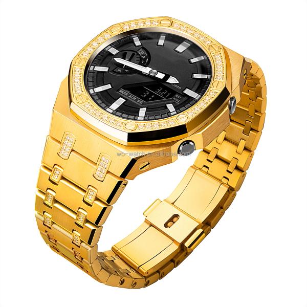 Stainless Steel Watch Case And Band For Casio Ga2100 G Shock