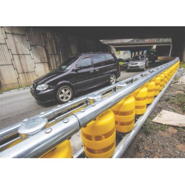 EVA Plastic Traffic Curve Bend Road Safety Roller Barrier Highway Rotating Drum Barrel