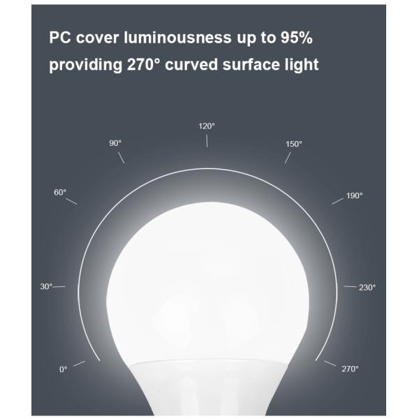 Ra80 6500K E27 9W A60 Outdoor Light Bulbs