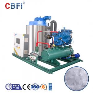 Quality R404A Fresh Salt Water Flake Ice Machine For Meat Fish Vegetables Refrigerant Preservation for sale