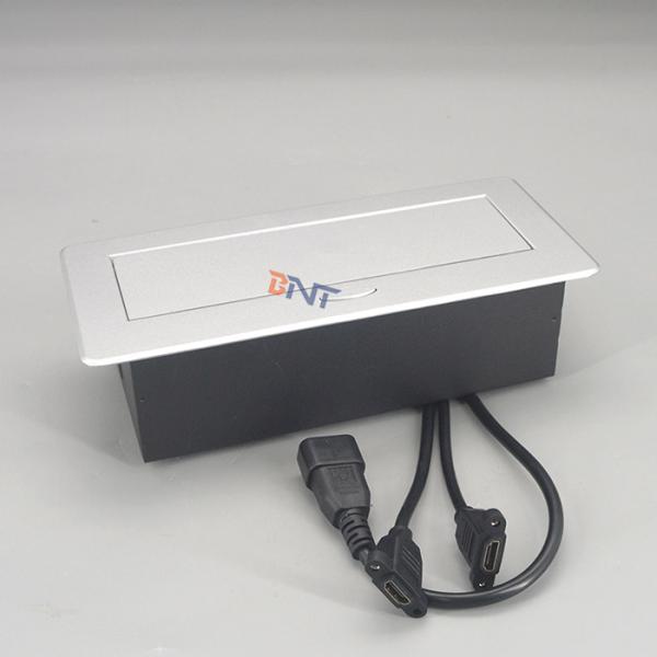 Office Furniture Znic Alloy Desktop Hidden EU Power Plug