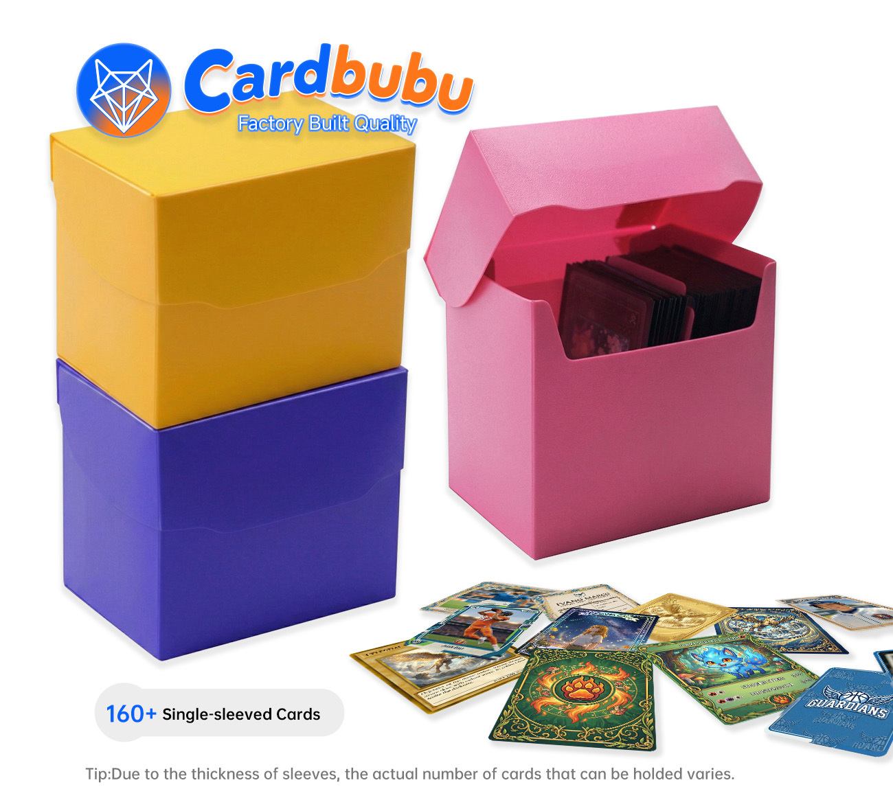 Storage Empty Playing Card Boxes Dustproof Moistureproof Magic The Gathering Card Case