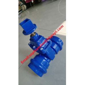 DN150 PN16 GGG50 Ductile iron socket gate valve