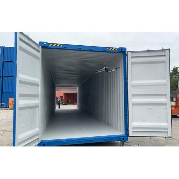 108 CBM Capacity Double End Door 6mm Steel Floor 2591mm Wide Trailer and Rail Way 53ft Length 53 Feet Shipping Container