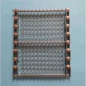 Quality Customized Stainless Steel Spiral Wire Mesh Conveyor Belt For Bakery Tunnel Oven for sale