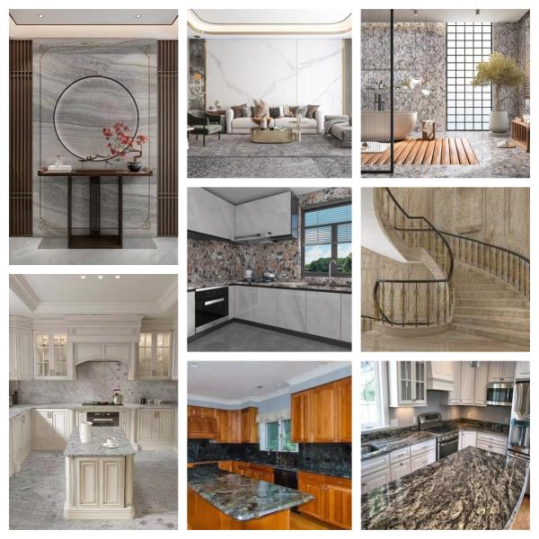 Natural Stone Chinese Granite Table Bases for Modern Polished Cut-to-Size Round Table