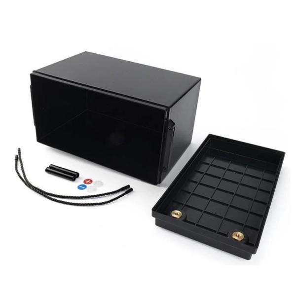 Transparent Screw-Locked Lithium Battery Case Battery Accessories Durable Transparent Shell Lifepo4 Battery Box