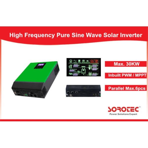1Ph in / 1Ph Out Solar Power Inverters System high power with Heat Sink , 1- 5KVA Capacity