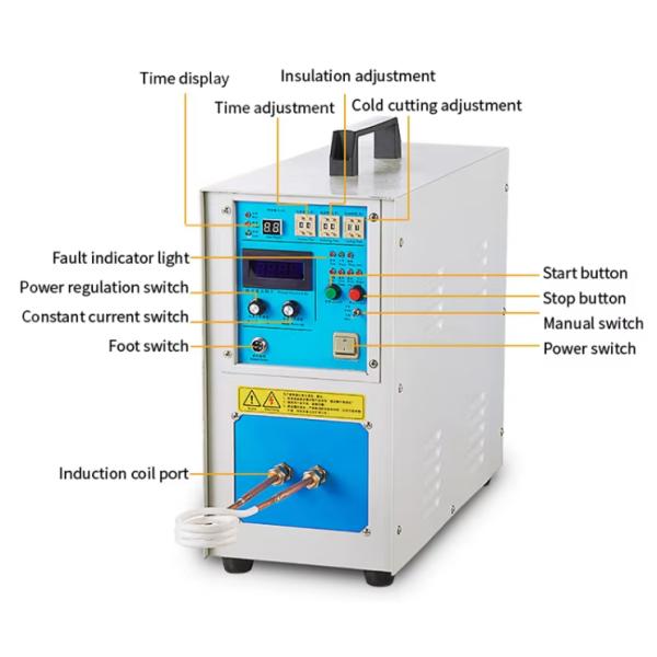 15-100kw Custom High-Frequency Heating Welding Quenching Melting Forging