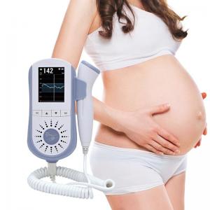 Quality ABS Ultrasonic Home Pregnancy Doppler Baby Heartbeat Pocket Fetal Doppler for sale