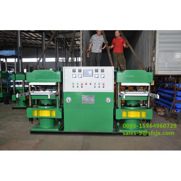 Two Stations Duplex Rubber Vulcanizing Equipment Column Type
