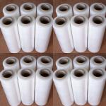 China plastic clear LLDPE stretch film protection packaging hand wrap shrink