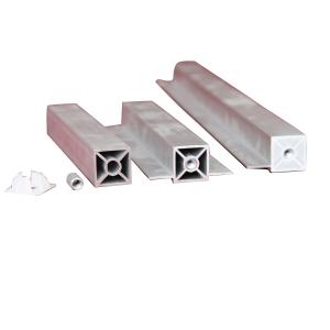 China Clear Anodize Extruded Aluminum Profiles Of Bar For Pop-Up Exhibition Stand on sale