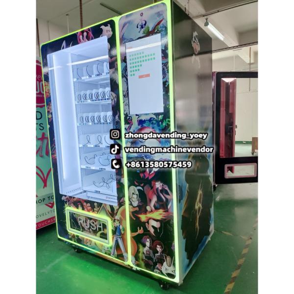 21.5'' Touch Screen Vending Machine for Trading Cards with Elevator Support with Canadian Bill and Coin and Credit Card