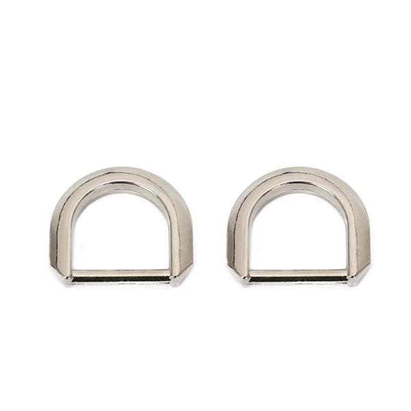 D Ring Buckle Handbag Rings Hardware Silver Color Customized