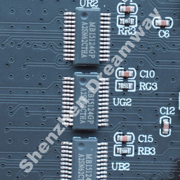 P2.5 64×64 dots Indoor Led Display Module MBI5124 High Refresh Rate IC