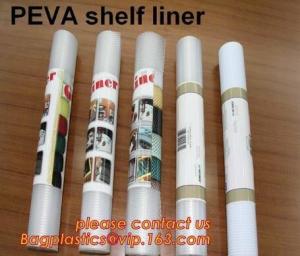 Quality PEVA SHELF LINER, DRAWER MAT, shower curtain with resin hook set, pattern printed polyester shower curtain bagease pack for sale
