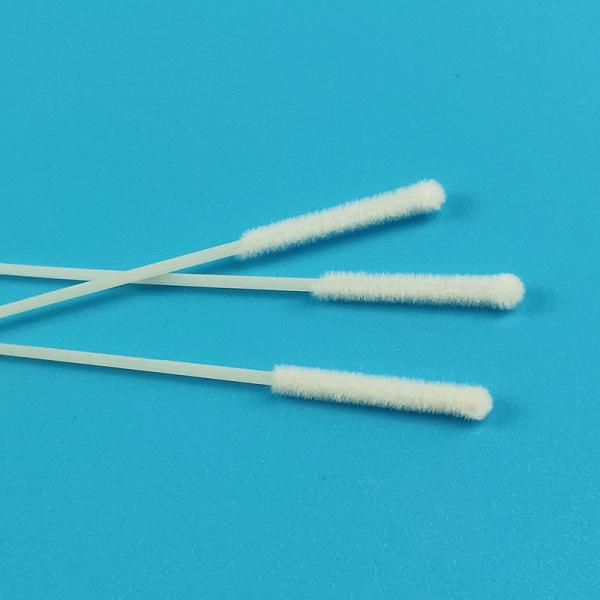 Buy 15cm Nylon Flocked Nasal Sample Cdc Nasopharyngeal Swab ABS Stick Sterile at wholesale prices