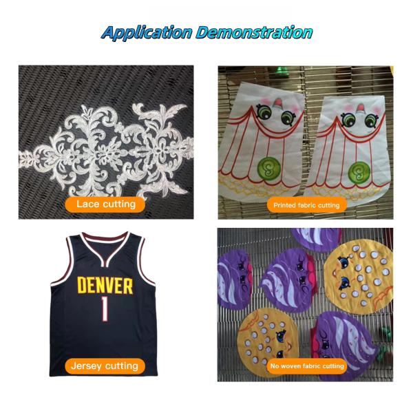 Visual Camera Fabric CO2 Laser Cutting Engraving Machine Automated Leather Textile Processing System