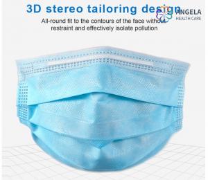 China Wholesale Stock Lot 3 Ply Ffp2 Non Woven Disposable Medical Surgical Face Mask / Facial Protective Masks / Facemask FDA on sale
