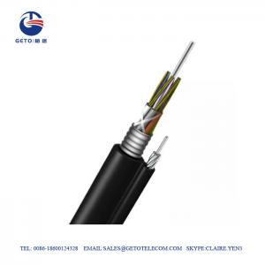 Quality GYTC8A 12 Strand OM3 Fiber Optic Armoured Cable for sale