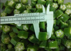 Quality 2020 new crop IQF Individually Quick Freezing Okra Cut FDA / ISO Certificated for sale