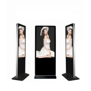 Alone standing 55" inch TFT LCD LED digital AD totem WIFI Android monitor