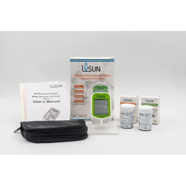 Home Use Multifunction Monitoring System Glucose Uric Acid Analyzer