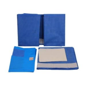 PE PP Sterile Surgical Packs Split Sheet Drape Fluid Control