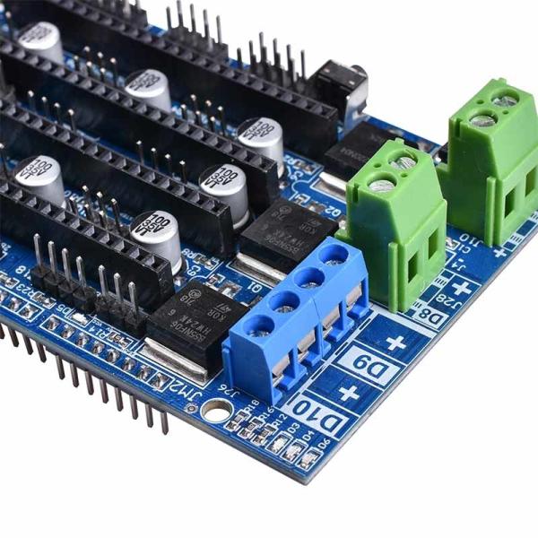 4 Layers Ramps 1.6 3D Printer Board Support Five Motor Drivers