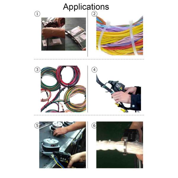 220V Electric Automatic Cable Tie System Harness Bundling / Binding Force Adjustable