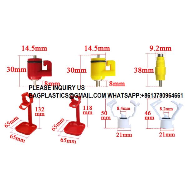 Automatic Chicken Feeders Drinkers Nipple Drink Line Hanging Cups Poultry Drinking System