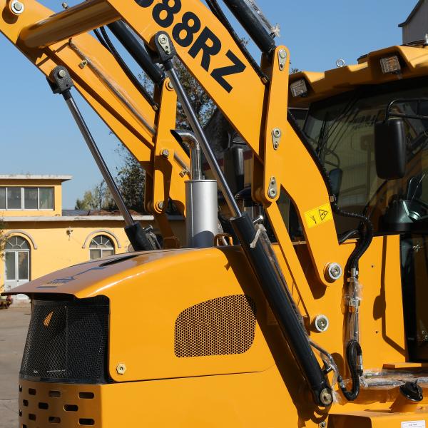 EPA Engine Loader Machine Manufacturer 4x4 Backhoe Loader China Wheel Mini Excavator Backhoe Loader