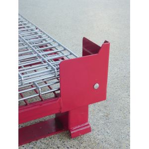 Powder Coated Collapsible Wire Container Rust Resistant Long Life Span