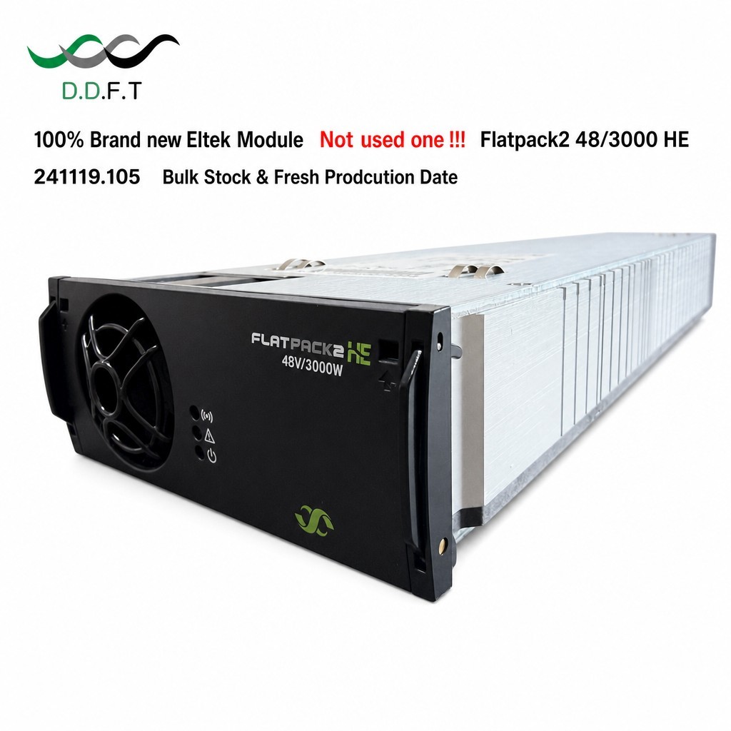 Eltek Flatpack2 48/3000HE 3000W 48V High Efficiency Hot Swappable Rectifier Module for Telecom Power Supply