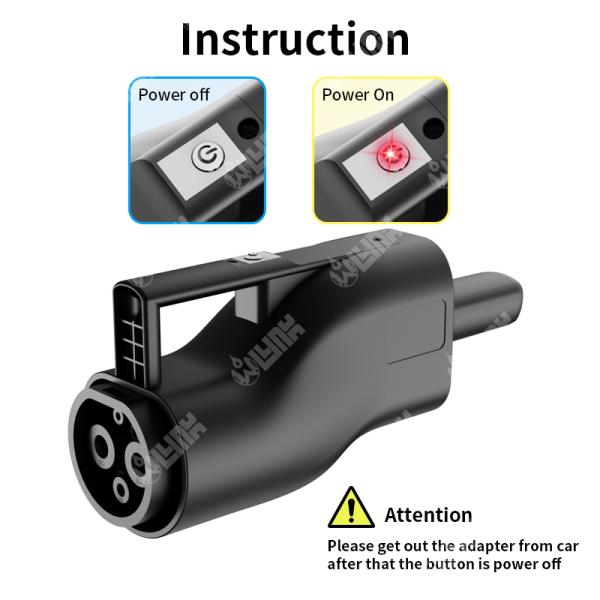 Olink New Energy Vehicles OEM NACS Charger GBT EV Adapter Charging Station to Tesla Car Tesla to GBT Adapter
