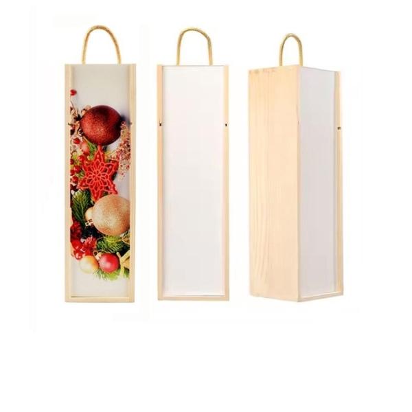 Creative DIY MDF Sublimation Blanks Custom Sublimation Wooden Wine Box