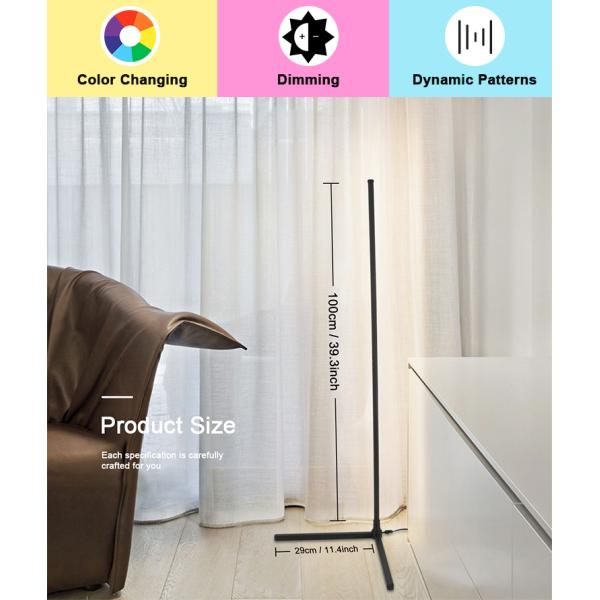 Remote Control Ambient Sunset Lamp Smart Living Room RGB Color Changing Decor Night Lights