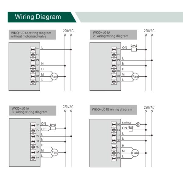 4 Pipe Mechanical FCU Fan Coil Unit Thermostat