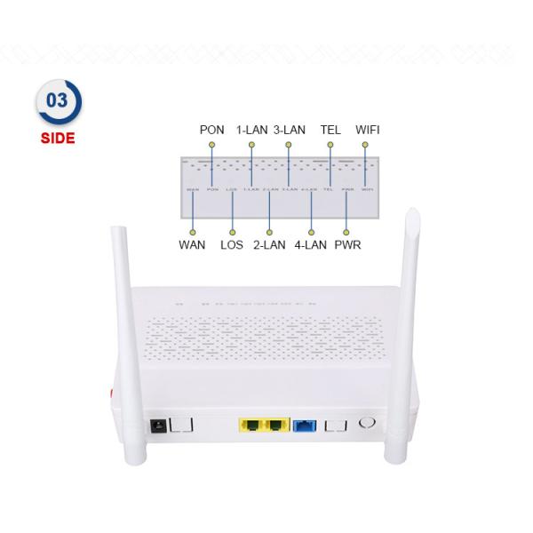 Single Mode Plastic XPON ONU Router 1GE1FE FTTH ONU Wifi Modem