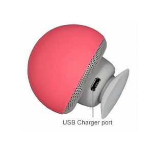 Hands Free Lovely Mushroom Wireless Bluetooth Speaker With Suction Cup
