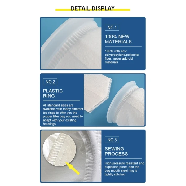 Customized Polypropylene PP Felt Filter Bags Superior Quality Standard