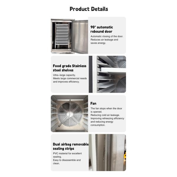 Automatic Quick Freeze Machine Commercial Design - 80 Degree Compact Blast Freezer Machine