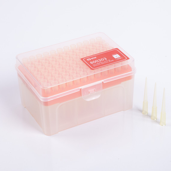 200μL Fit Single & Multichannel Pipettes Sterile Filter Pipette Tips With 96 Holes Rack
