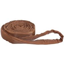 6T Brown EN1492-2 Polyester Endless Round Sling For Tubing & Pipe Industry