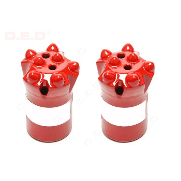 Red Colors Small Rock Drill Bits , Tungsten Carbide Rock Bits Dia 41mm
